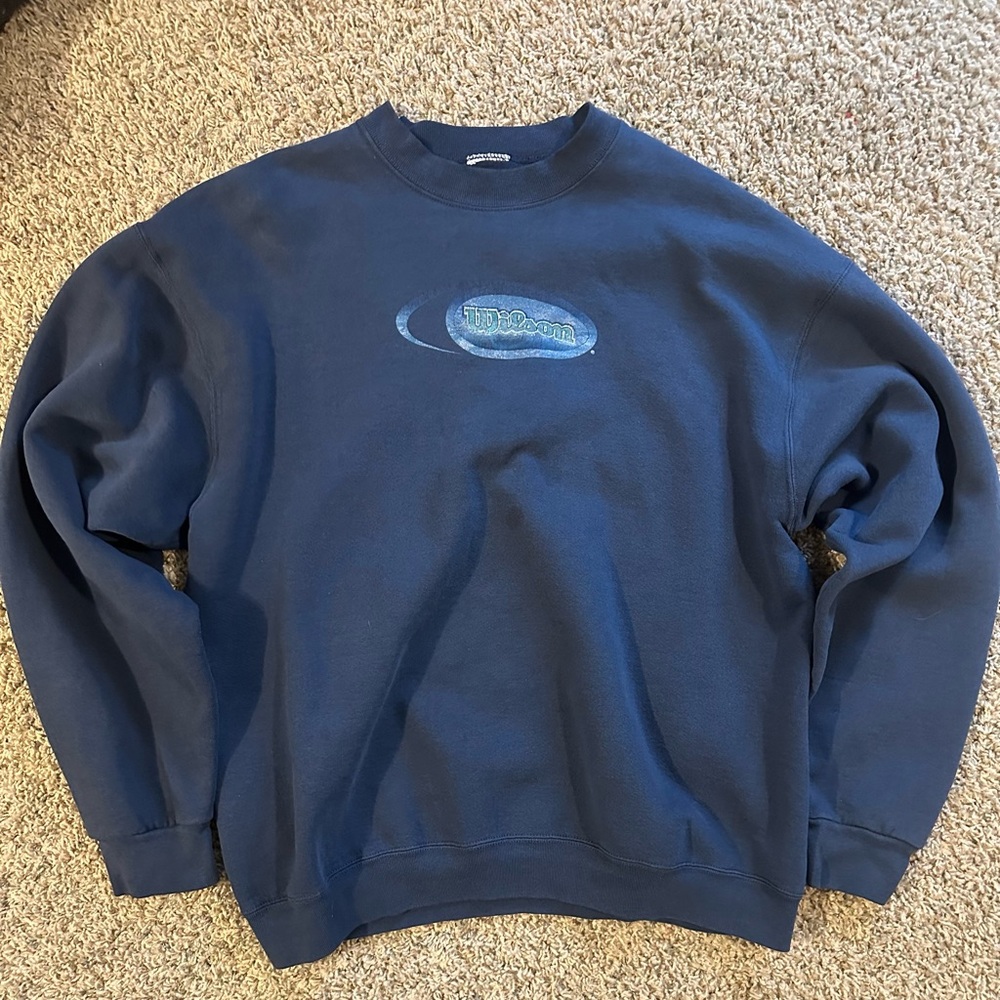 Vintage Y2k Blue Wilson creneck!